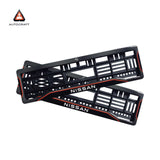 Car Number Plate Gel Frame - Nissan - Red Line