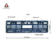 Car Number Plate Gel Frame - Benz - Forged Carbon thumbnail