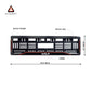 Car Number Plate Gel Frame - KIA - Red Line