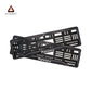 Car Number Plate Gel Frame - Mahindra - Black Plain