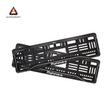 Car Number Plate Gel Frame - Mahindra - Black Plain