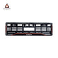 Car Number Plate Gel Frame - KIA - Red Line
