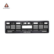 Car Number Plate Gel Frame - Land Rover - Black Plain thumbnail