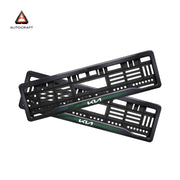 Car Number Plate Gel Frame - KIA - Green Line