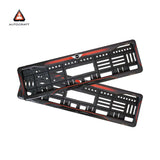 Car Number Plate Gel Frame - Mini Cooper - Red Dash
