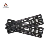 Car Number Plate Gel Frame - Audi - Black Dash