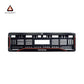 Car Number Plate Gel Frame - Toyota - Red Line
