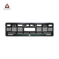 Car Number Plate Gel Frame - MG - Green Line
