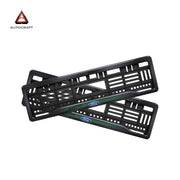 Car Number Plate Gel Frame - Ford - Green Line