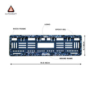 Car Number Plate Gel Frame - Audi - Forged Carbon thumbnail
