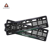 Car Number Plate Gel Frame - Volkswagen - Green Line