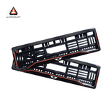 Car Number Plate Gel Frame - Mini Cooper - Red Line