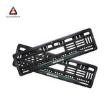 Car Number Plate Gel Frame - Skoda - Green Line