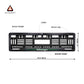 Car Number Plate Gel Frame - Volkswagen - Green Line
