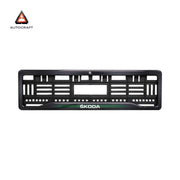 Car Number Plate Gel Frame - Skoda - Green Line thumbnail