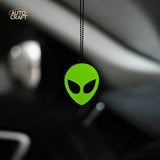 Alien Green Car Mirror Hanging - Image 1