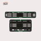 Bike Number Plate Gel Frame - Bajaj - Green Line - Image 1