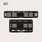 Bike Number Plate Gel Frame - Harley Davidson - Black Pattern - Image 1