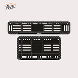 Bike Number Plate Gel Frame - Hero - Black Pattern - Image 1