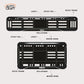 Bike Number Plate Gel Frame - Hero - Black with White Lines - Image 2