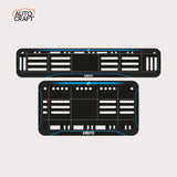 Bike Number Plate Gel Frame - Hero - Blue Line - Image 1