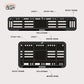 Bike Number Plate Gel Frame - Honda - Black Pattern - Image 2