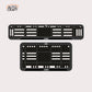 Bike Number Plate Gel Frame - Jawa - Black Pattern - Image 1