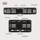 Bike Number Plate Gel Frame - Jawa - Black Pattern - Image 2