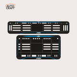 Bike Number Plate Gel Frame - Jawa - Blue Line - Image 1