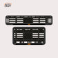 Bike Number Plate Gel Frame - KTM - Black Pattern - Image 1