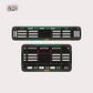 Bike Number Plate Gel Frame - KTM - Green Line - Image 1