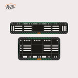 Bike Number Plate Gel Frame - KTM - Green Line - Image 1