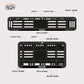 Bike Number Plate Gel Frame - Suzuki - Black Pattern - Image 2