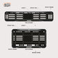 Bike Number Plate Gel Frame - Suzuki - Black with White Lines - Image 2
