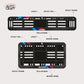 Bike Number Plate Gel Frame - Suzuki - Red & Blue Racing Stripes - Image 2