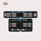 Bike Number Plate Gel Frame - TVS - Blue Line - Image 1