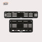 Bike Number Plate Gel Frame - Triumph - Black Pattern - Image 1