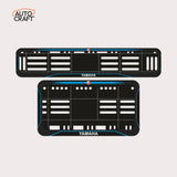 Bike Number Plate Gel Frame - Yamaha - Blue Line - Image 1