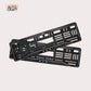 Car Number Plate Gel Frame - Audi - Black Dash - Image 1