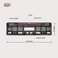 Car Number Plate Gel Frame - Audi - Red Dash - Image 2