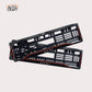Car Number Plate Gel Frame - Audi - Red Line - Image 1