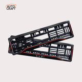 Car Number Plate Gel Frame - Audi - Red Line - Image 1