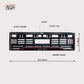 Car Number Plate Gel Frame - Audi - Red Line - Image 2