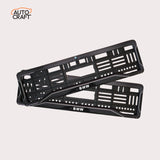 Car Number Plate Gel Frame - BMW - Black Dash - Image 1
