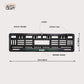 Car Number Plate Gel Frame - BMW - Green - Image 2
