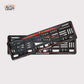 Car Number Plate Gel Frame - Jaguar - Red Dash - Image 1