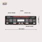 Car Number Plate Gel Frame - Jaguar - Red Dash - Image 2