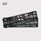 Car Number Plate Gel Frame - Jaguar Logo - Green - Image 1