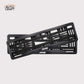 Car Number Plate Gel Frame - Jeep - Black Dash - Image 1