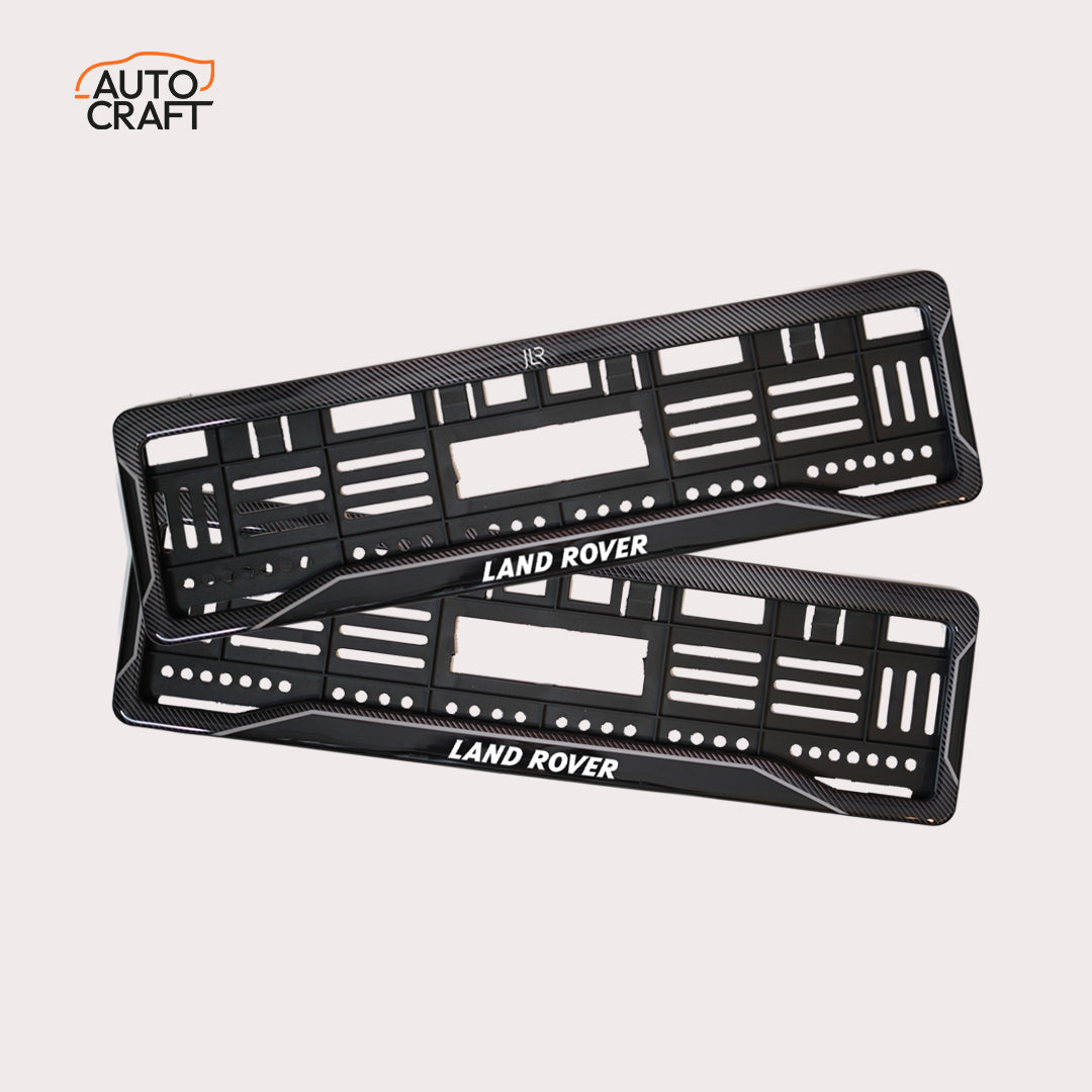 Car Number Plate Gel Frame - Land Rover - Black Dash - Image 1